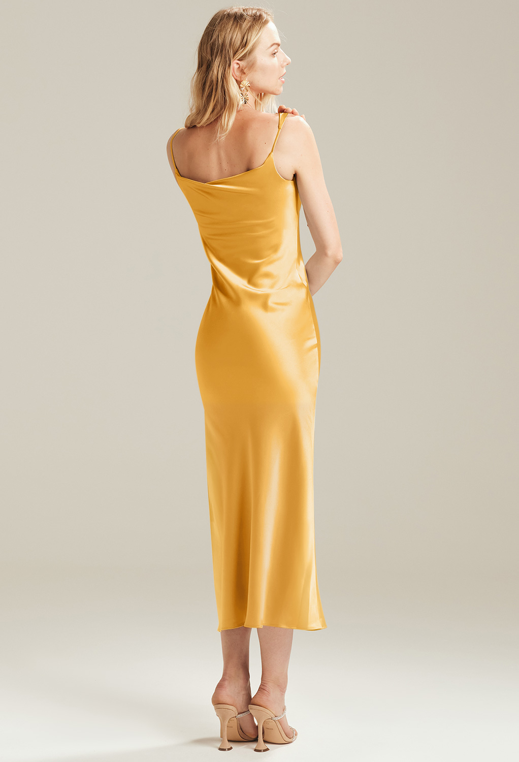 AW Graziosa Mango  Spring Wedding Guest Dresses